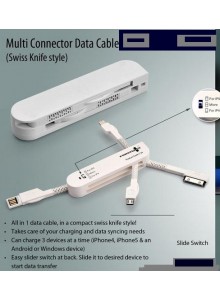MULTI CONNECTOR DATA CABLE MOQ 50 Pcs