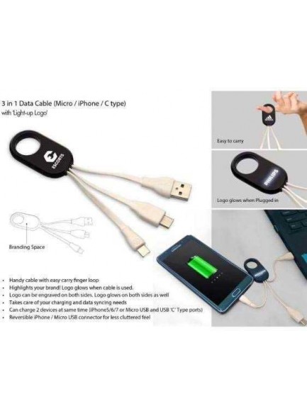 3 IN 1 DATA CABLE MOQ 50