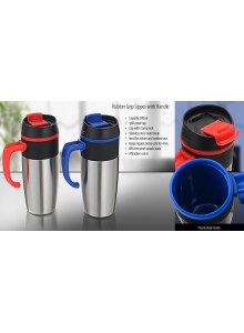 RUBBER GRIP SIPPER WITH HANDLE MOQ 25 Pcs