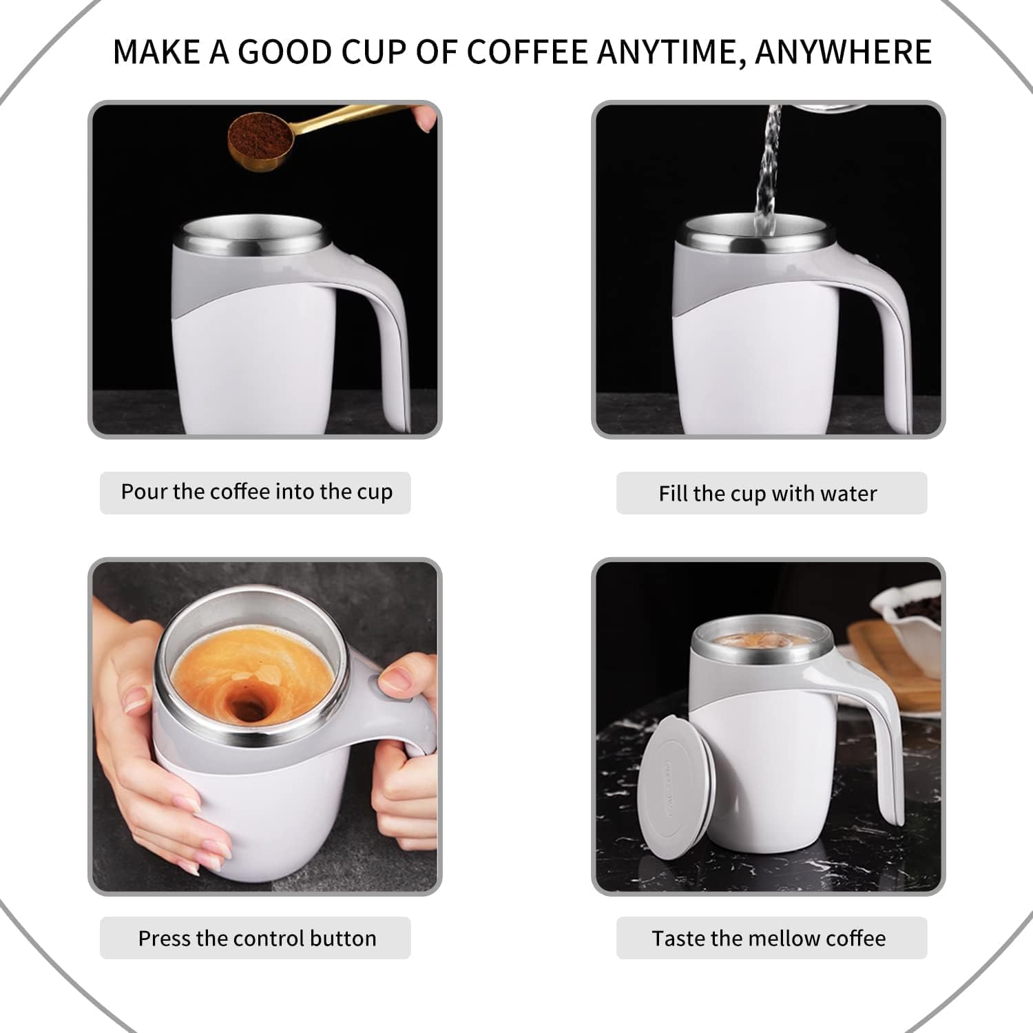 Astra Automatic Self Stirring Coffee Mug