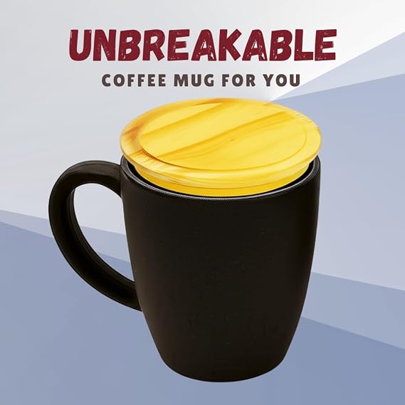 Astra Coffee Fiber Eco-Friendly Mug with Bamboo Lid