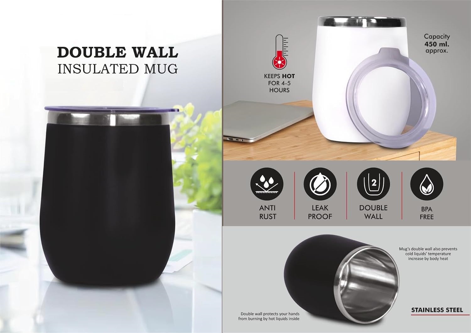 Astra Beta Double Wall Insulated Mug