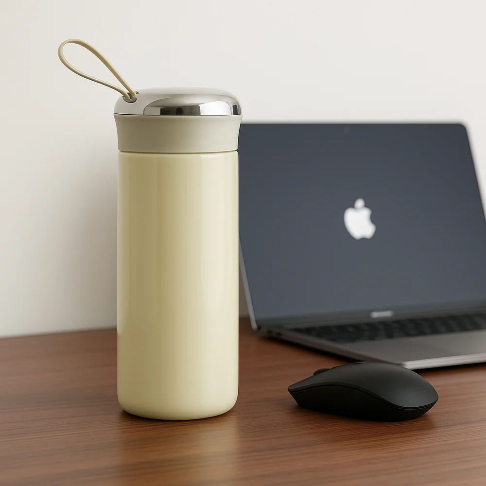 Premium Glass Bottle with Smart Silicone Grip