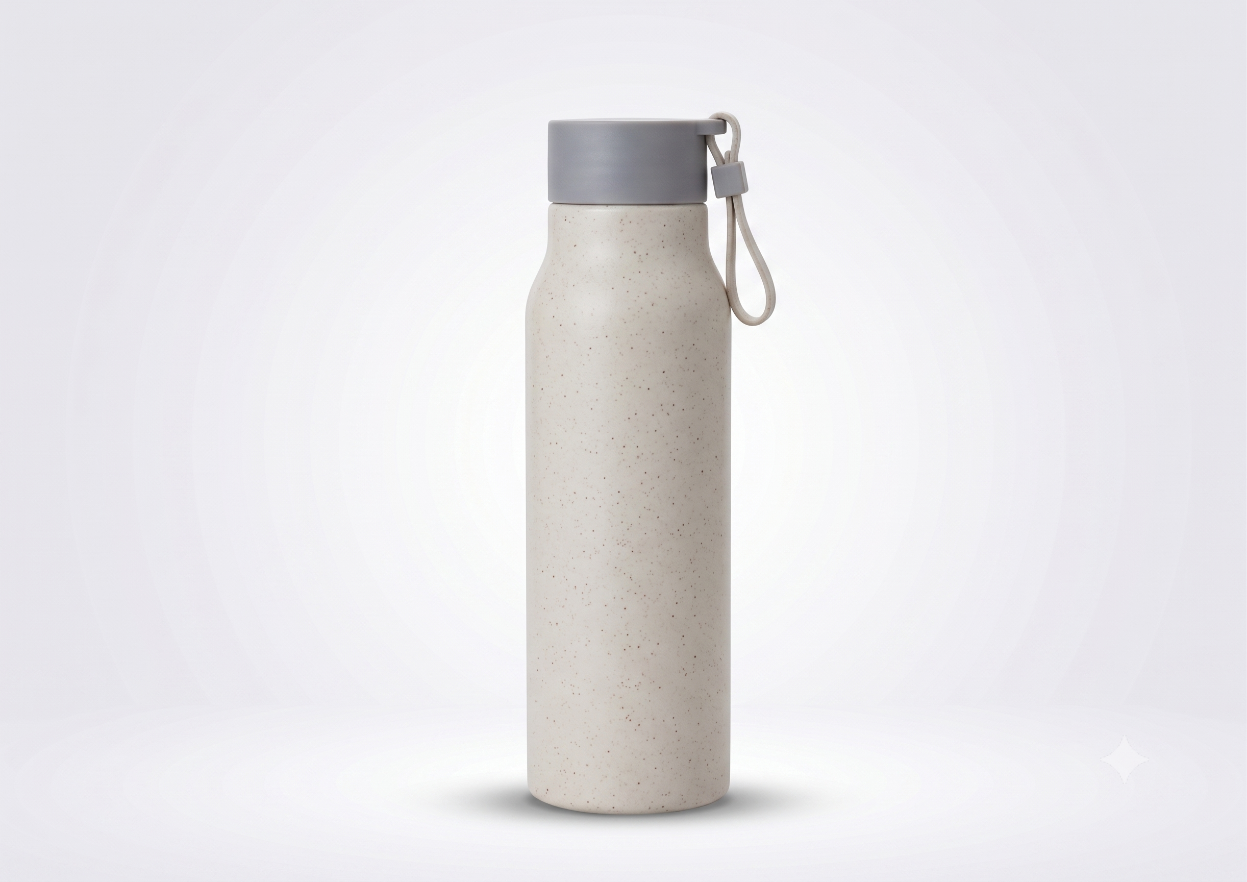 Astra Eco Glass Bottle with Wheat Straw Body