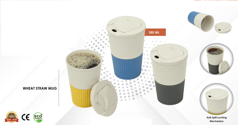 Eco-Friendly Coffee Wheat Mug