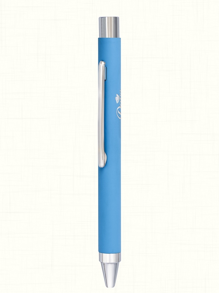 Classic Blue Metal Ballpoint Pen
