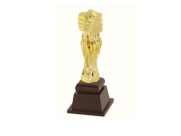 Premium Gold Handshake Corporate Recognition Award