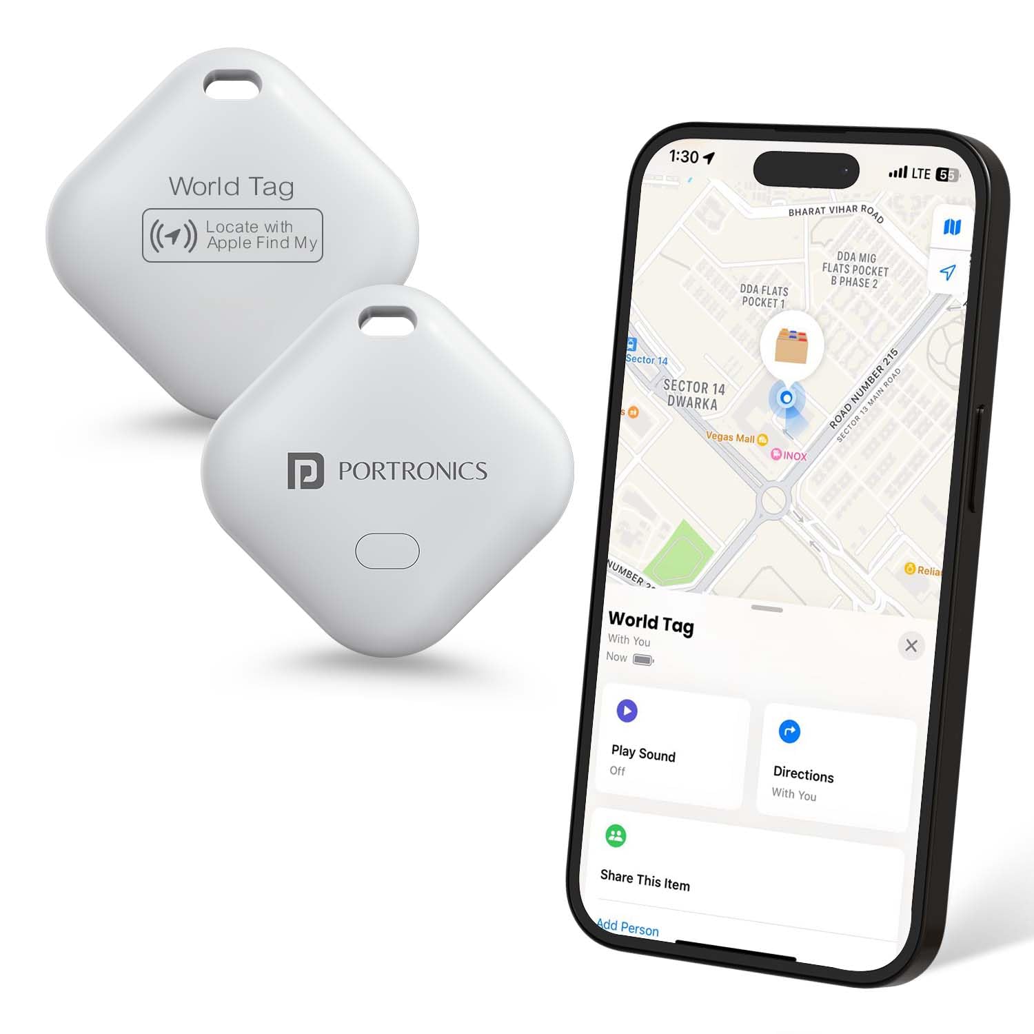 Portronics World Tag