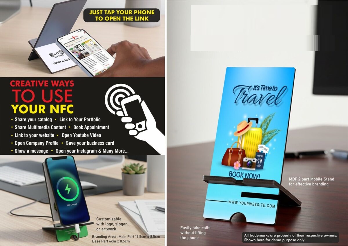 Customized MDF Mobile Stand
