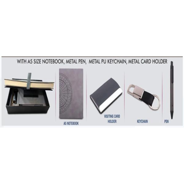 Gray Gift Set- 4 Pc