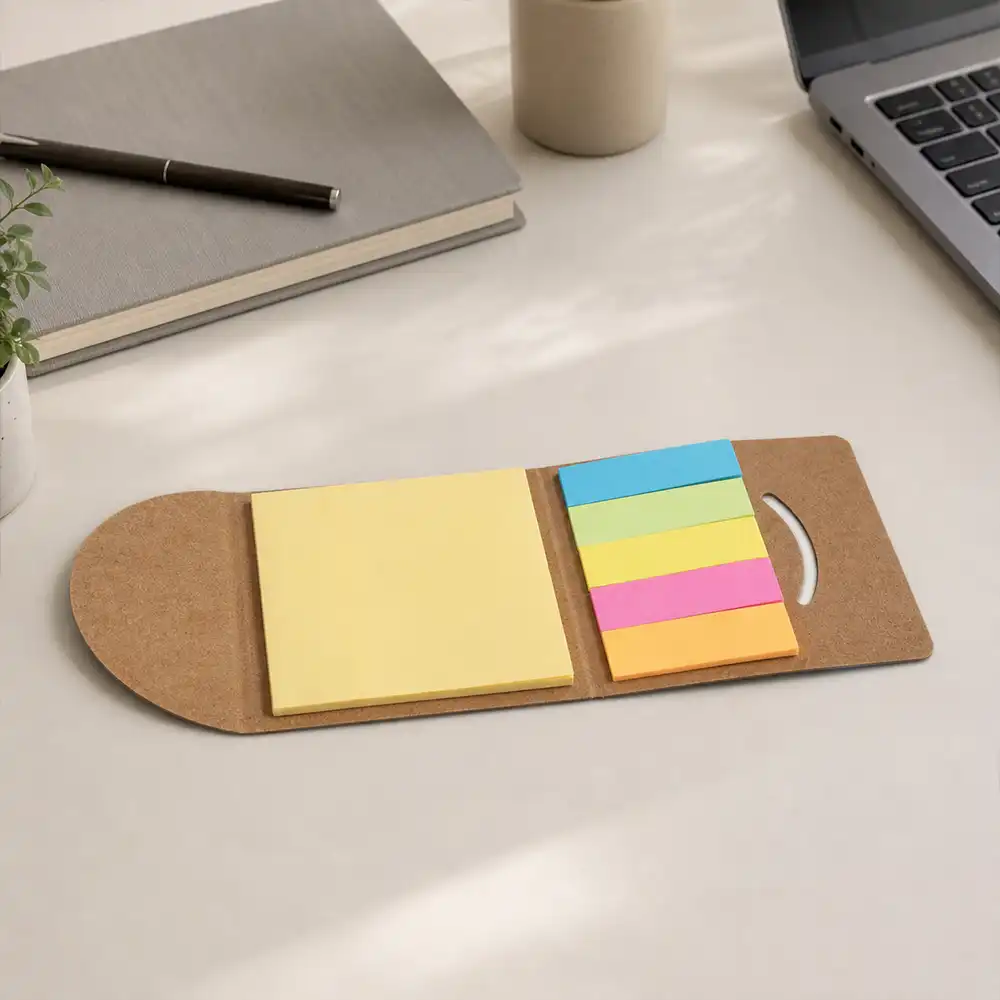 Smiley Cork Notepad