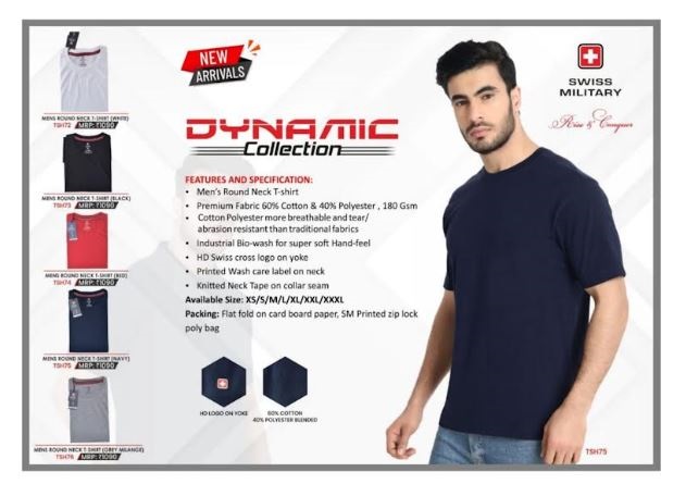 Swiss Military Round Neck T-Shirt
